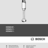 Инструкция по эксплуатации для блендера Bosch MSM 66110