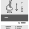 Инструкция по эксплуатации для блендера Bosch MSM 7800