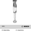 Инструкция по эксплуатации для блендера Bosch MSM 87140