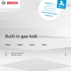Инструкция по эксплуатации для варочной панели Bosch PNP6B6B90