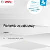 Инструкция по эксплуатации для духового шкафа Bosch HBA534BW0