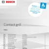 Инструкция по эксплуатации для грилей Bosch TCG4215