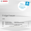 Инструкция по эксплуатации для холодильника Bosch KGN86AI32U