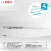 Инструкция по эксплуатации на английском языке для холодильника Bosch KAN93VIFP