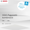 Инструкция по эксплуатации на иностранном языке для холодильника Bosch KIN86NFF0