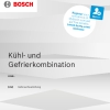Инструкция по эксплуатации на немецком языке для холодильника Bosch KGN49VXCT