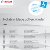 Инструкция по эксплуатации для кофемолки Bosch TSM6A011W