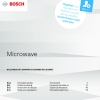 Инструкция по эксплуатации для микроволновой печи Bosch BFL553MS0
